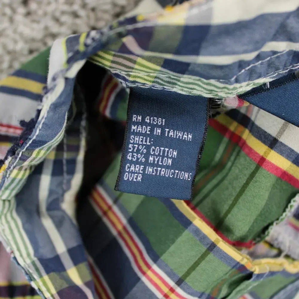 Polo Ralph Lauren Madras Patchwork Shorts Mens 38 Multicolor Cotton - Picture 7 of 9